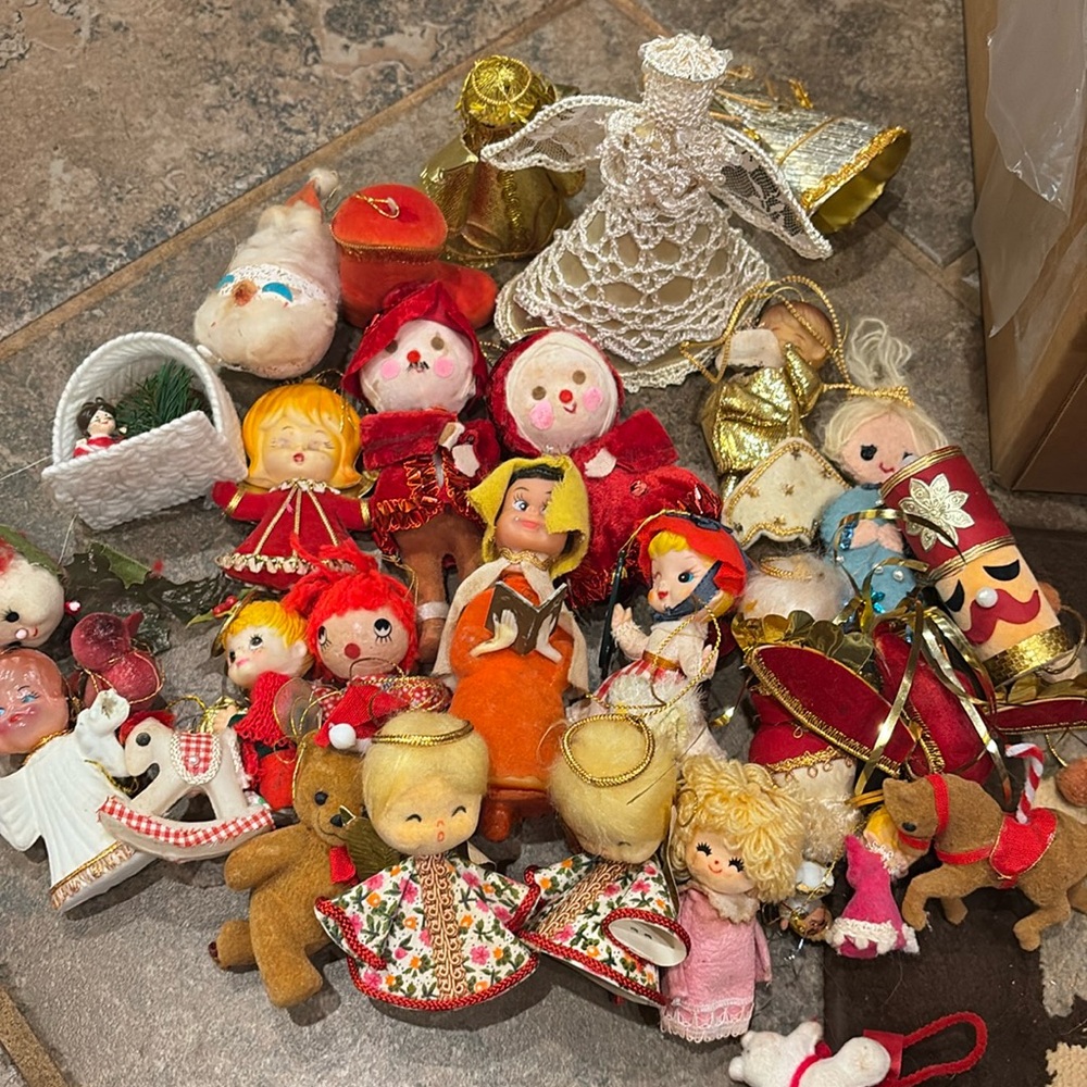 Vintage Christmas ornaments